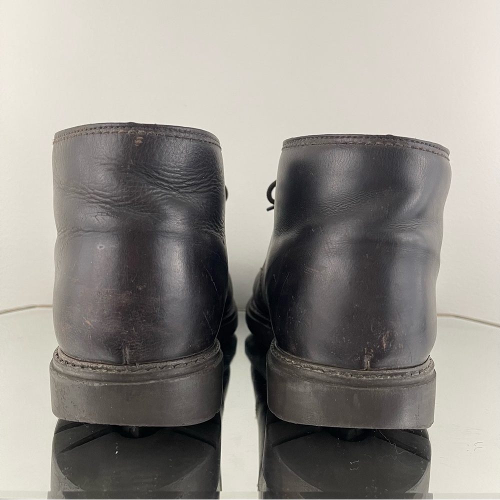!SOLD! HAVANA JOE Dark Brown Leather Mr. Panama Jack Waxy Waterproof Ankle Boots - Picture 8 of 16